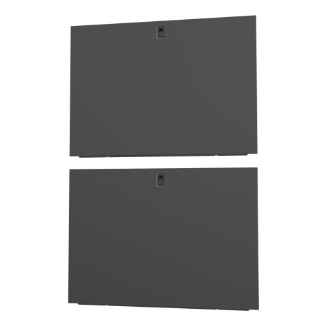 42U x 1200mm Deep Split Side Panels Blac