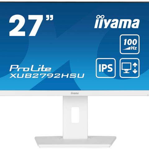 iiyama ProLite XUB2792HSU-W6 LED display 68,6 cm (27") 1920 x 1080 pixels Full HD Blanc