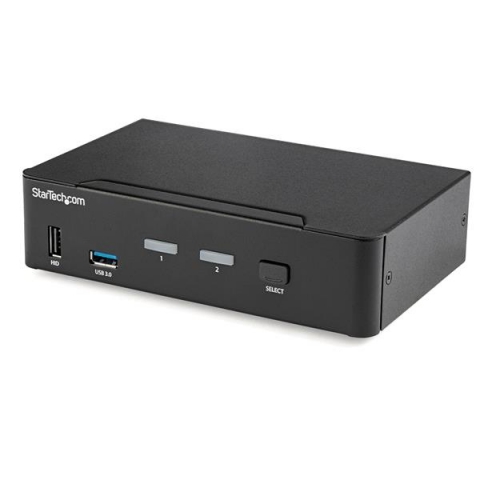 StarTech.com KVM switch écran clavier souris USB à 2 ports DisplayPort 4K 60 Hz