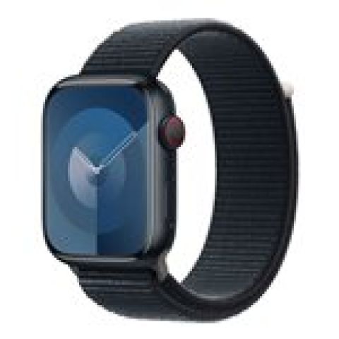 Apple WATCH 45 MIDNIGHT SL Bande Nylon, Polyester recyclé, Spandex