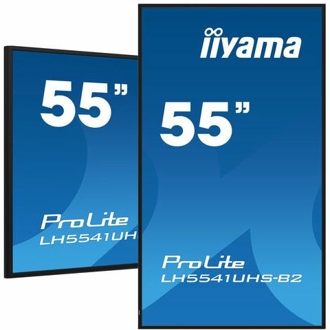 iiyama LH5541UHS-B2 affichage de messages 139,7 cm (55") LCD 500 cd/m² 4K Ultra HD Intégré dans le processeur Android 8.0 18/7