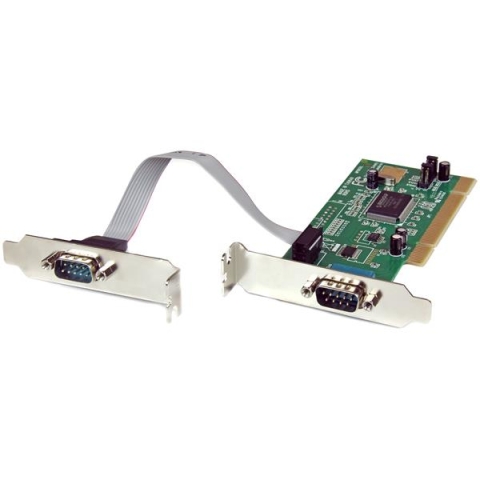 StarTech.com Carte PCI a faible encombrement avec 2 ports RS232