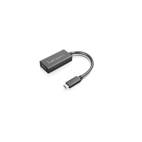 Lenovo 4X90R61022 câble vidéo et adaptateur 0,24 m USB Type-C HDMI Type A (Standard) Noir