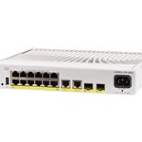 Cisco C9200CX-12P-2XGH-A commutateur réseau Géré Gigabit Ethernet (10/100/1000) Connexion Ethernet, supportant l'alimentation via ce port (PoE)