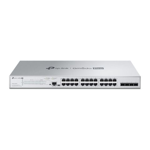 TP-Link Omada Pro S5500-24GP4F commutateur réseau Géré L2/L2+ Gigabit Ethernet (10/100/1000) Connexion Ethernet, supportant l'alimentation via ce port (PoE) Gris