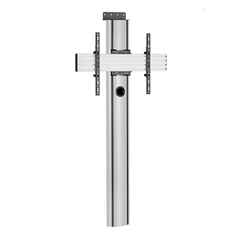 B-Tech BT8700 190,5 cm (75") Noir, Argent Sol