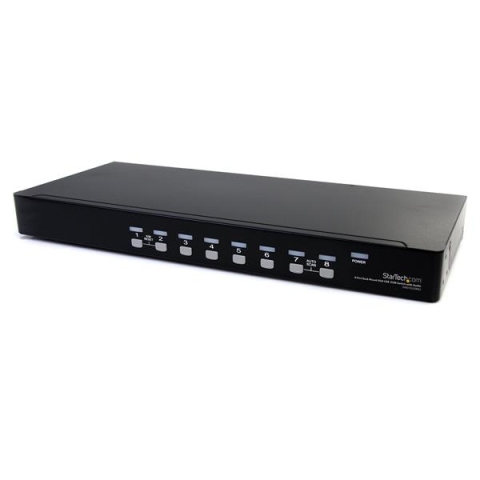 8 Port USB VGA KVM Switch with Audio