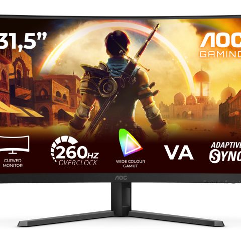 AOC G4 C32G42ZE écran plat de PC 80 cm (31.5") 1920 x 1080 pixels Full HD LED Noir, Rouge