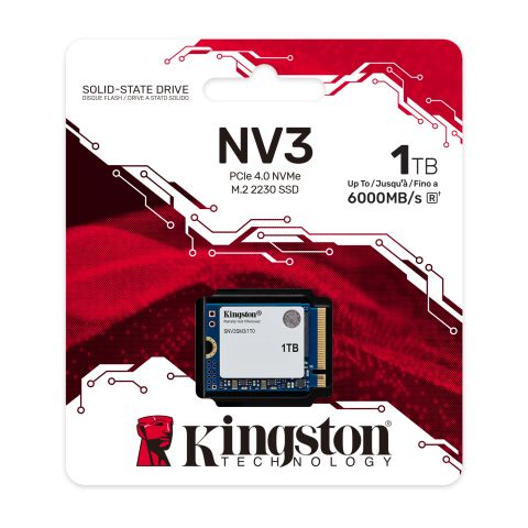 Kingston Technology 1000G NV3 M.2 2230 NVMe SSD