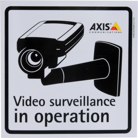 AXIS Surveillance Sticker