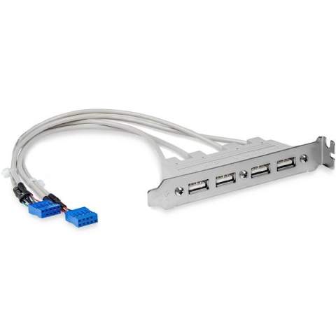 StarTech.com Equerre USB 4 ports