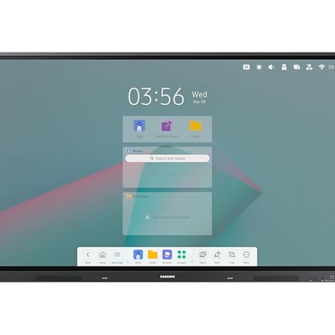 Samsung WA75C tableau blanc interactif et accessoire 190,5 cm (75") 3840 x 2160 pixels Écran tactile Noir