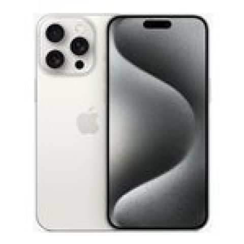 Apple iPhone 15 Pro Max 17 cm (6.7") Double SIM iOS 17 5G USB Type-C 512 Go Titane, Blanc