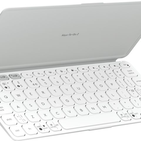 Logitech Keys-To-Go 2 clavier Universel Bluetooth QWERTY US International Blanc