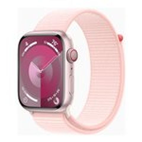 Apple Watch Series 9 45 mm Numérique 396 x 484 pixels Écran tactile 4G Rose Wifi GPS (satellite)