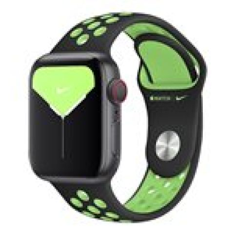 Apple MXQW2ZM/A accessoire intelligent à porter sur soi Bande Noir, Citron vert Fluoroélastomère