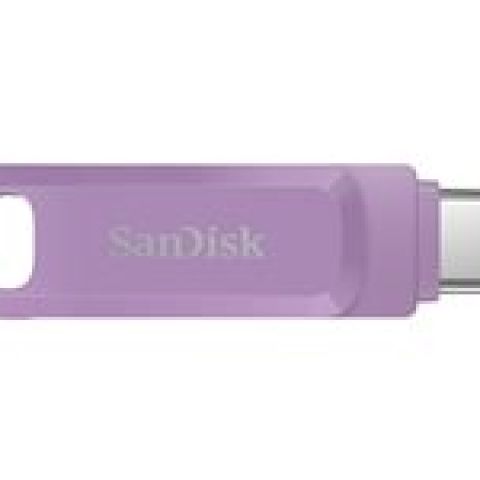 SanDisk Ultra Dual Drive Go USB 128GB lecteur USB flash 128 Go USB Type-A / USB Type-C 3.2 Gen 1 (3.1 Gen 1) Lavande
