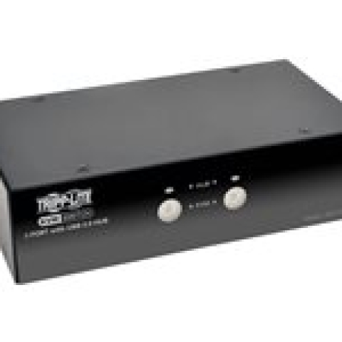 2-Port DispPort KVM Switch w Audio Cbls