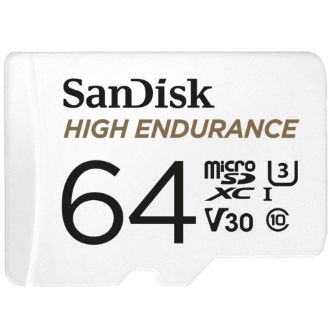 SANDISK HIGH ENDURANCE MICROSD CARD 64G