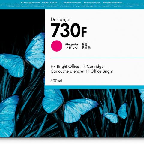 HP 730F Cartouche d'encre DesignJet, magenta, 300 ml