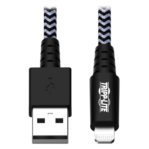 Tripp Lite M100-010-HD câble Lightning 3 m Noir, Blanc