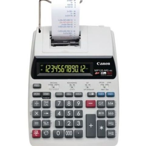 Canon MP120-MG-es II calculatrice Bureau Calculatrice imprimante Blanc