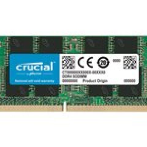 Crucial 16GB DDR4 PC4-25600 3200MHz SODIMM TRAY module de mémoire
