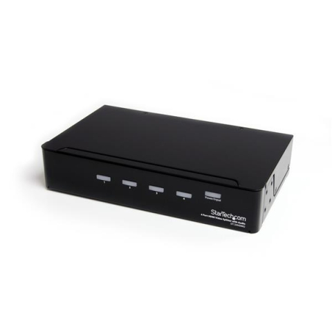 StarTech.com Répartiteur vidéo et amplificateur de signal HDMI haute vitesse à 4 ports avec audio