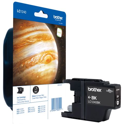 INK CARTDRIDGE LC-1240BK BLACK 600 PAGES