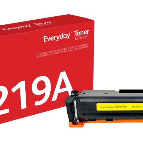 Toner Everyday™ _OEM_NAME_ Jaune de Xerox compatible avec HP 219A (W2192A), Capacité standard