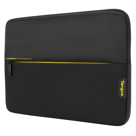 CityGear 3 39,6 cm (15.6") Housse Noir, Jaune