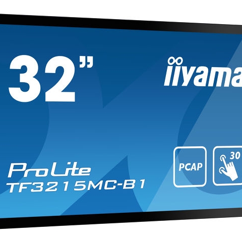 iiyama ProLite TF3215MC-B1 moniteur à écran tactile 81,3 cm (32") 1920 x 1080 pixels une seule pression Kiosque Noir
