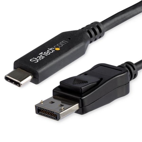 StarTech.com CDP2DP146B câble vidéo et adaptateur 1,8 m USB Type-C DisplayPort Noir