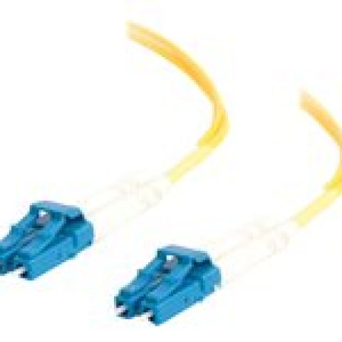 C2G LC-LC 9/125 OS1 Duplex Singlemode PVC Fiber Optic Cable (LSZH)