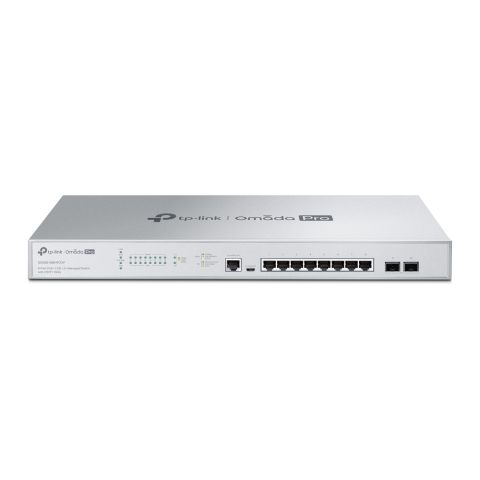 TP-Link Omada Pro S5500-8MHP2XF commutateur réseau Géré L2/L2+ Gigabit Ethernet (10/100/1000) Connexion Ethernet, supportant l'alimentation via ce port (PoE) Gris