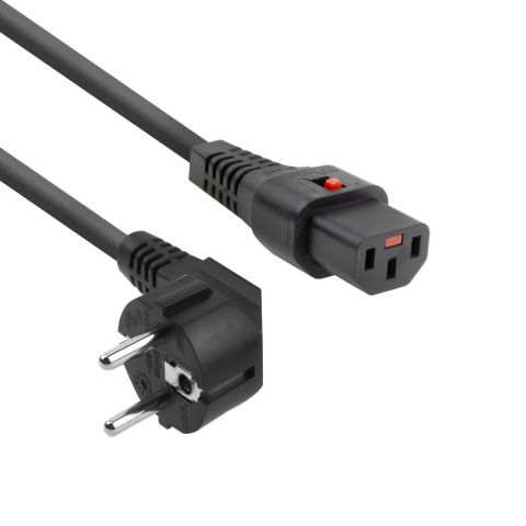 ACT AK5220 câble électrique Noir 5 m CEE7/7 Coupleur C13