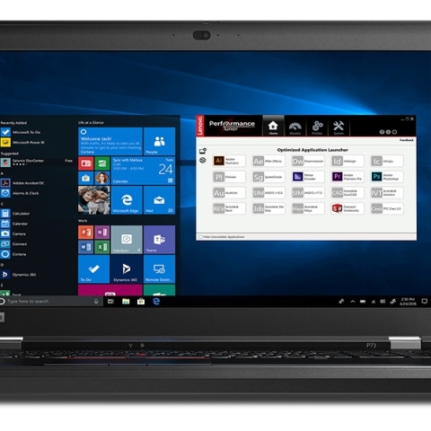 Lenovo ThinkPad P73 Station de travail mobile 43,9 cm (17.3") 1920 x 1080 pixels Intel® Core™ i7 de 9e génération 16 Go DDR4-SDRAM 1512 Go HDD+SSD NVIDIA Quadro T2000 Wi-Fi 6 (802.11ax) Windows 10 Pro Noir