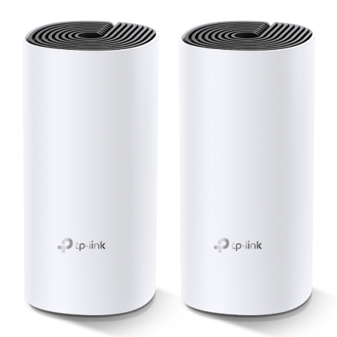 TP-LINK Deco M4 2-pack V2 routeur sans fil Gigabit Ethernet Bi-bande (2,4 GHz / 5 GHz) Noir, Blanc