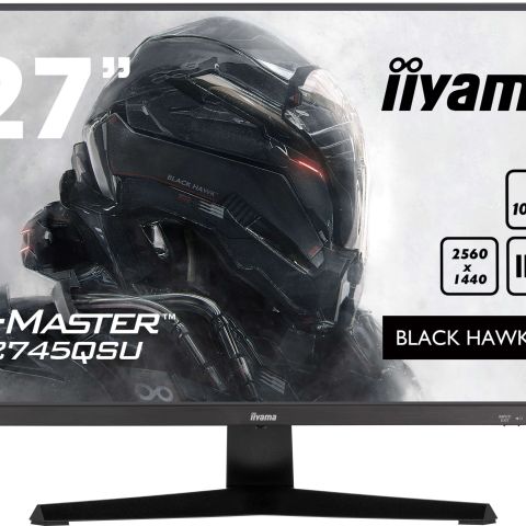 iiyama G-MASTER G2745QSU-B2 écran plat de PC 68,6 cm (27") 2560 x 1440 pixels Wide Quad HD LED Noir