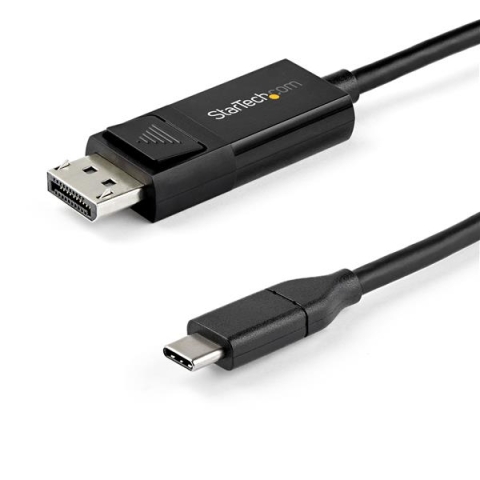 StarTech.com Câble USB Type-C vers DisplayPort 1.4 (bidirectionnel) - 1m - Adaptateur USB-C à DP