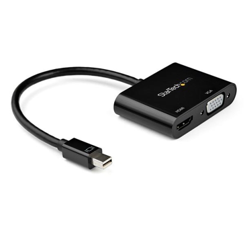 StarTech.com Adaptateur Mini DisplayPort vers DVI ou HDMI - Convertisseur 2-en-1 - 4K 60 Hz