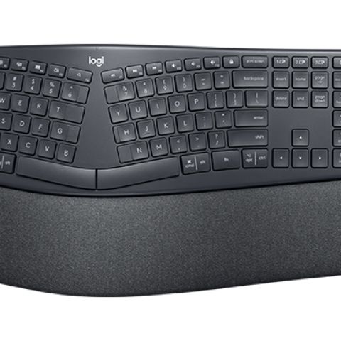Logitech Ergo K860 clavier RF sans fil + Bluetooth QWERTZ Allemand Graphite