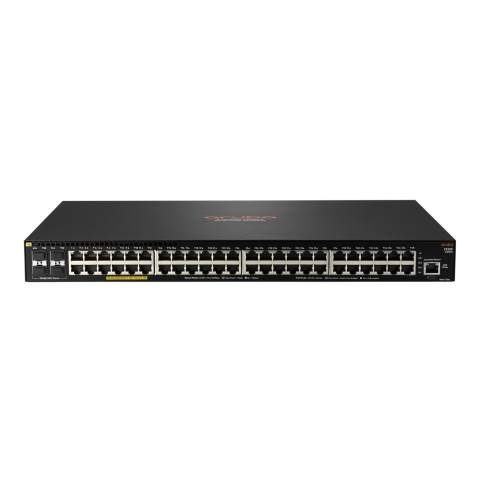 Aruba 2930F 48G PoE+ 4SFP+ 740W Géré L3 Gigabit Ethernet (10/100/1000) Connexion Ethernet, supportant l'alimentation via ce port (PoE) 1U Noir