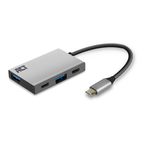 hub & concentrateur USB 3.2 Gen 2 (3.1 Gen 2) Type-C 1000 Mbit/s Gris