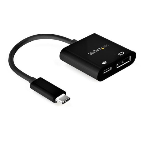 StarTech.com USB C to DisplayPort Adapter with 60W Power Delivery Pass-Through