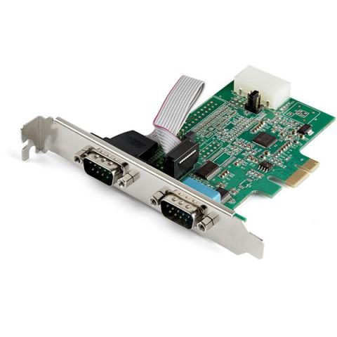 StarTech.com 2-port PCI Express RS232 Serial Adapter Card