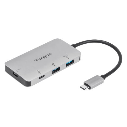 Targus ACH228 USB-C 2x USB-A+2x USB-C Argent