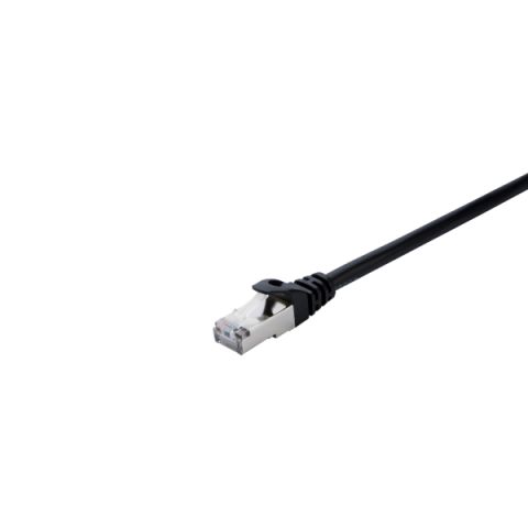 V7 7MN445 câble de réseau Noir 0,5 m Cat7 S/FTP (S-STP)