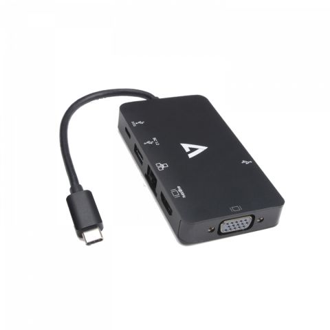 V7 CA06363 adaptateur graphique USB 3840 x 2160 pixels Noir