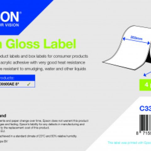 High Gloss Label Continuous